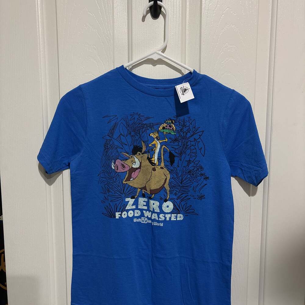 Disney Parks The Lion King Timon & Pumbaa Talent Has Arrived Blue Youth T-Shirt